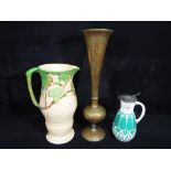 A lot to include a Carlton Ware jug with foliate decoration,