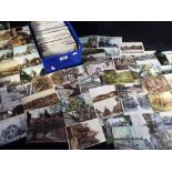 Deltiology - in excess of 500 UK postcards to include subjects with interest in Buckinghamshire