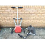 Gym Equipment - Mark International Company leg trainer, butterfly leg and arm exerciser and rower.