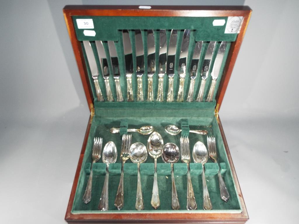 A George Butler of Sheffield six setting canteen cutlery.