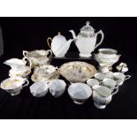 A selection of ceramic tableware comprising Coalport 'Maytime' pattern,