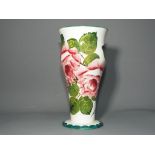 Wemyss Ware - A Wemyss vase decorated in the Cabbage Rose pattern,