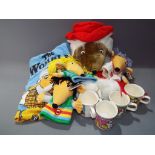 Wombles - a good mixed lot of Wombles memorabilia to include four Wombles ceramic cups by Rainbow