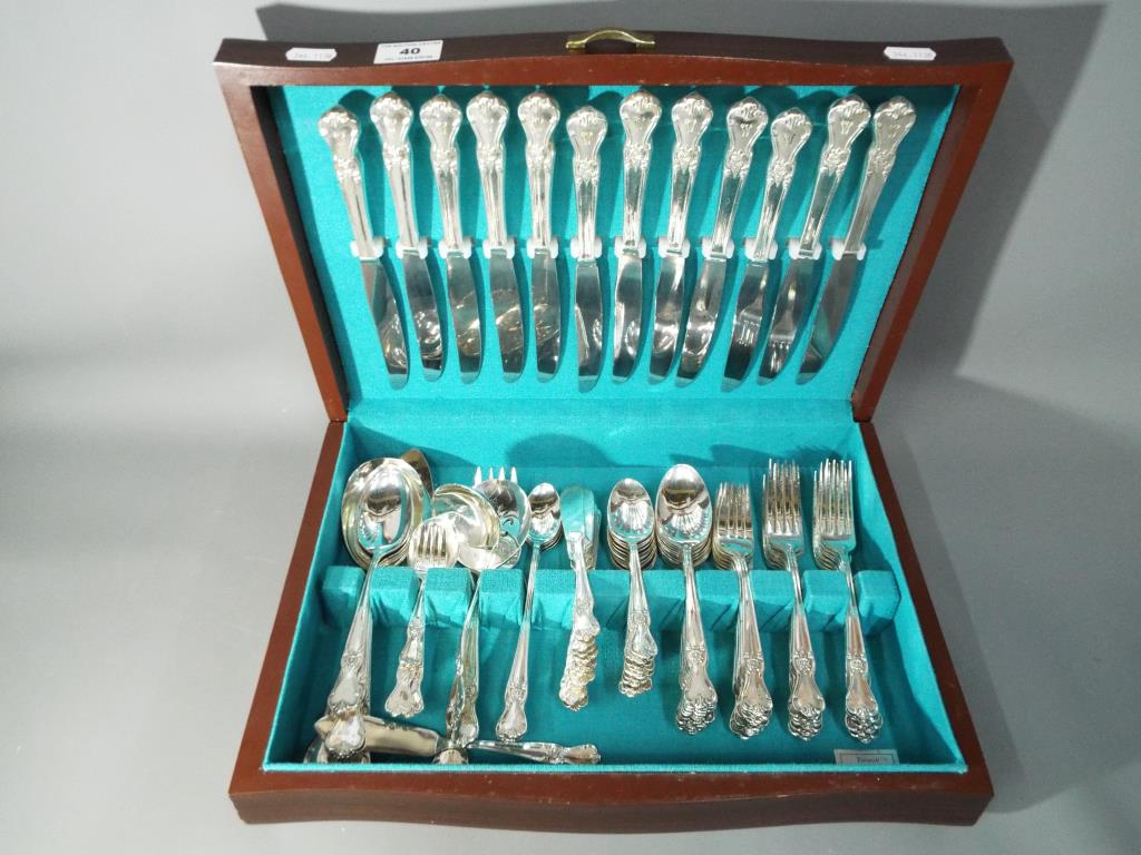 A canteen of Old Company Plate cutlery