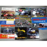 Eight Motor-sport related calendars
