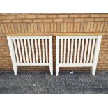 Two modern single bed frames (please note there is a matching lot 172 to these items).