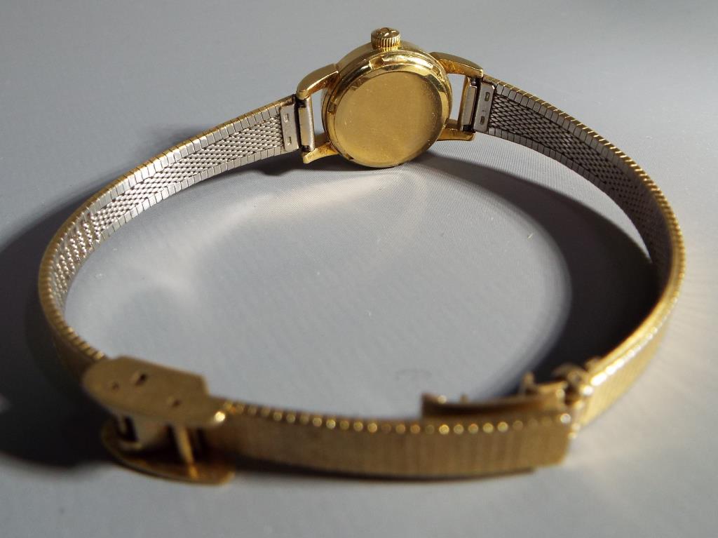 Omega - An 18 carat gold cased Omega Ladymatic cocktail watch, - Image 2 of 2