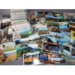 Deltiology - a quantity of postcards to include Royal related, humour, transport, topographical,