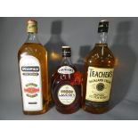 Whiskey - lot to include 1 litre bottle of Bushmills triple distilled Irish whiskey, 40% ABV,