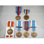 United Nations Medals - Five UN medals to include 2 x UNSSM, UNSMIH, UNAMIC,