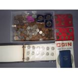 Numismatology - a quantity of predominantly UK pre-decimalisation coinage to include silver content
