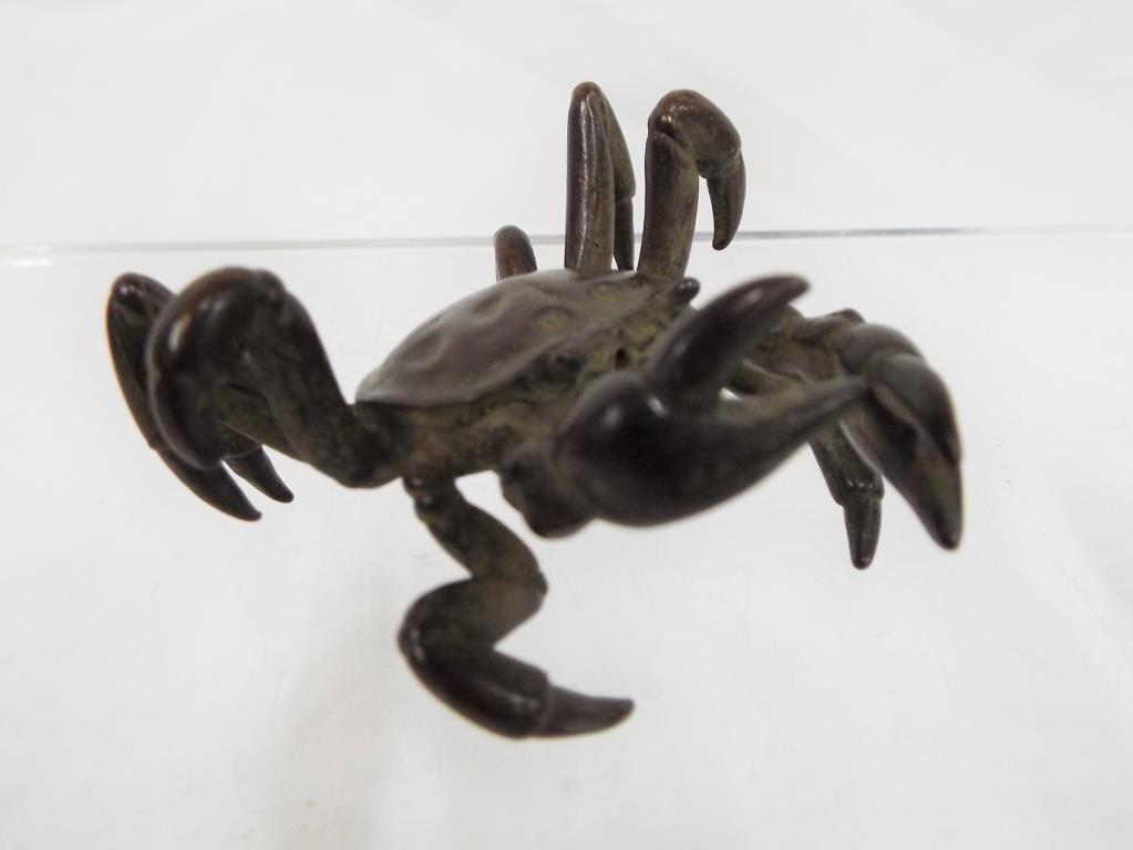 A bronze crab - Image 2 of 2