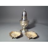 A George V silver hallmarked pepper pot,