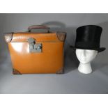 A vintage Lock&Co silk top hat internal circumference approximately 21 inches in Verilite