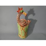 Studio Pottery - A studio pottery model depicting a chicken, approximately 29.