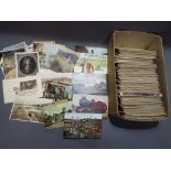 Deltiology - in excess of 500 largely UK topographical and subjects postcards with some Foreign
