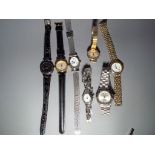 A good mixed lot of wristwatches to include vintage, Carvel, Rotary,