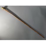 A Royal Tank Regiment Swagger Stick approximately 65 cm [l].