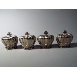 Four military crown menu holders