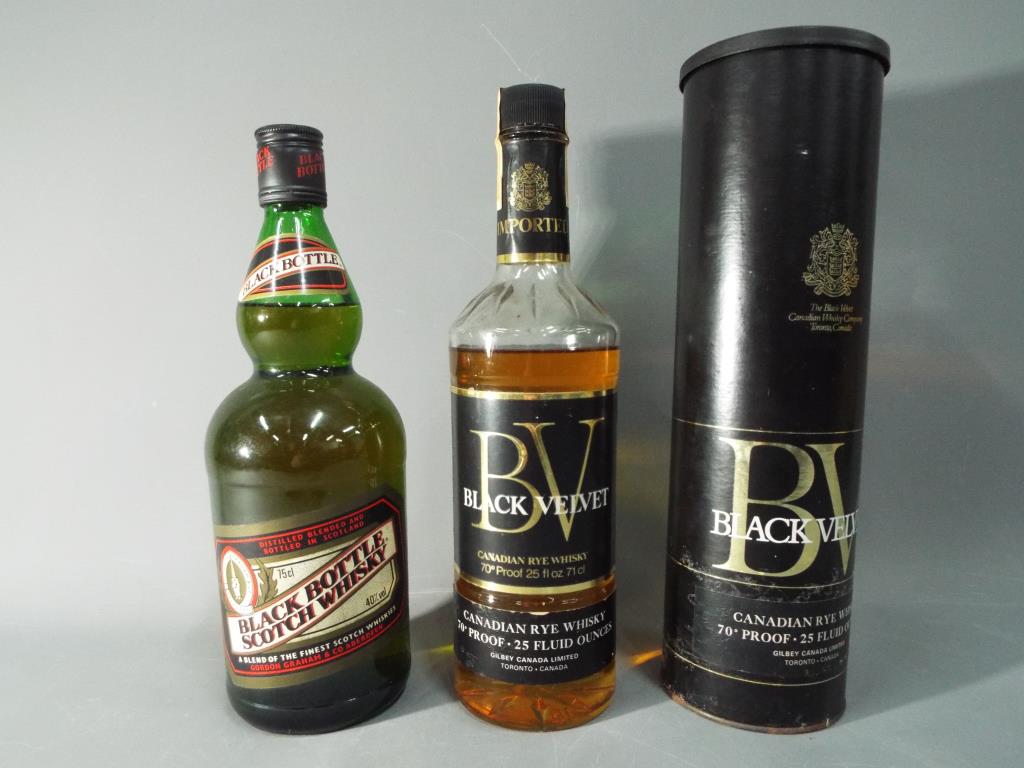 Two bottles of whisky comprising Black Bottle 75cl 40% ABV,
