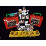 Wombles - a selection of Wombles collectables to include two Wombles Bluebird Toys lunch-boxes with