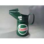 Advertising - a 4 litre decorative oil jug advertising Castrol (vjc4l)