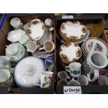 A mixed lot of ceramics to include Wellington China, Royal Albert Old Country Roses,
