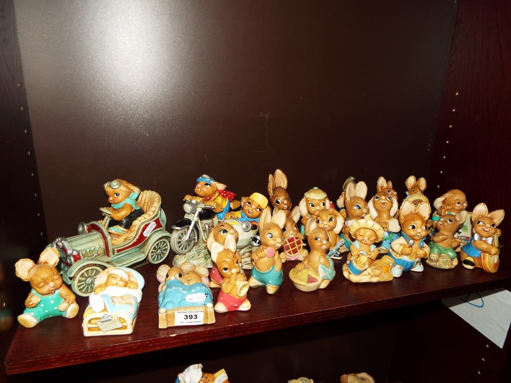 A large quantity of Pendelfin figurines, contained over two shelves, - Image 2 of 3