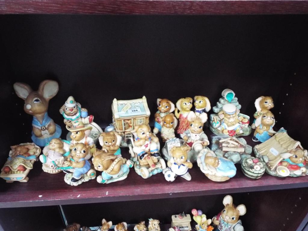 A large quantity of Pendelfin figurines, contained over two shelves, - Image 3 of 3