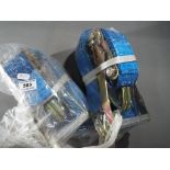 Two unused lorry straps and clips 2 x 33 (lor2c)