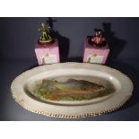 A Woods ivory ware fish platter,