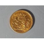 A gold Sovereign - Edward VII 1906