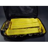 A vehicle recovery strap set in carry case [MRCES]