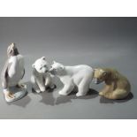 Lladro - a quantity of Lladro animal figures (qty)