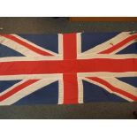 Union Jack - a lot comprising a Union Jack flag approx size 84cm x 180cm