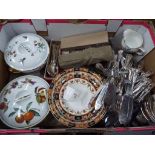 A mixed lot to include ceramics, glassware,