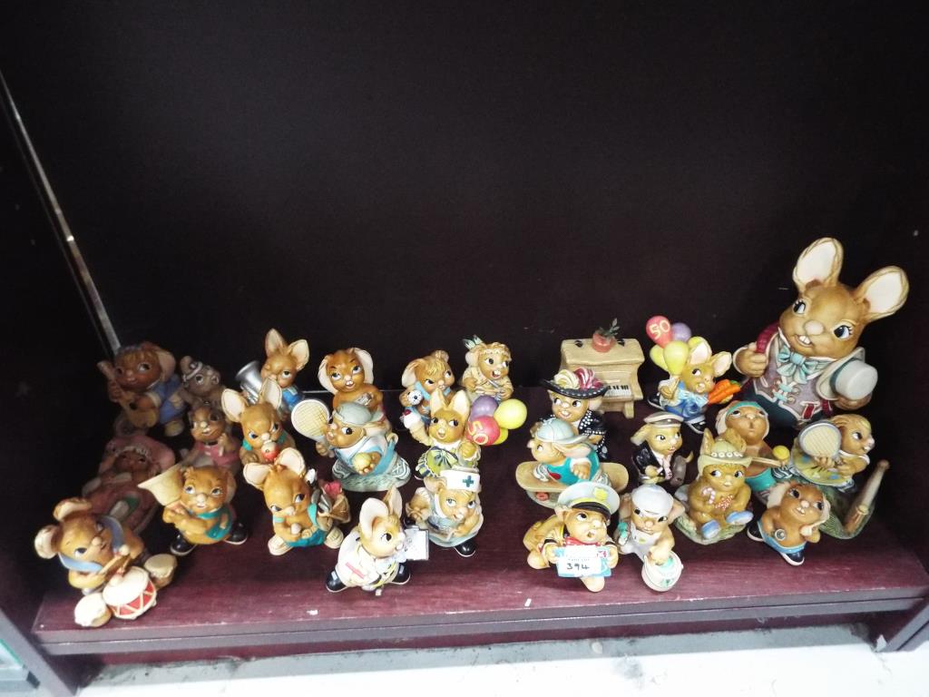 A large quantity of Pendelfin figurines, contained over two shelves, - Image 2 of 3