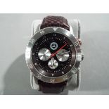 Mercedes Benz - a gentleman's designer Mercedes Benz wristwatch with multiple dials,