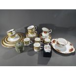 A quantity of good quality china tea ware to include Royal Albert Old Country Roses,