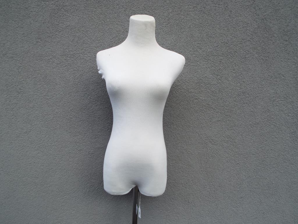 A tailors dummy/mannequin with adjustable chrome stand. - Image 2 of 2