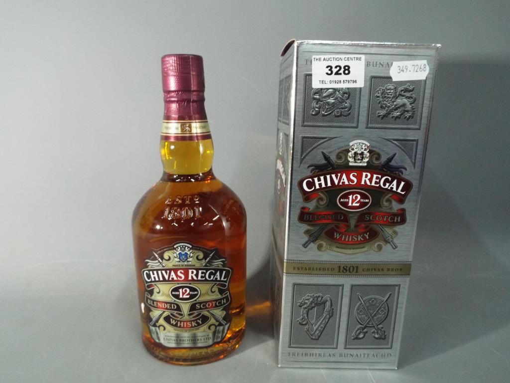 A bottle of Chivas Regal aged 12 years, blended Scotch whisky, 70cl,