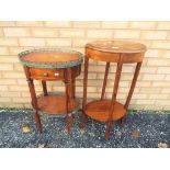Two occasional tables smallest approx 70cm x 45cm [2] This lot must be paid for and removed no