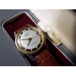 A gentleman's 25 jewel vintage Buler calendar wristwatch This lot must be paid for and removed no