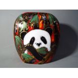 Anita Harris - an Anita Harris vase in the shape of a Pandas,