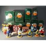 Robert Harrop Camberwick Green figures - Nine Collectable figures and buildings, all boxed,