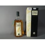 A bottle of Isle of Jura single Malt Scotch whisky, aged 10 years, old style,