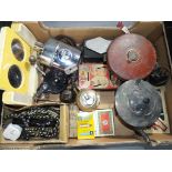 A large quantity of mixed collectables to include Rob Roy handy made iron, a Regent radio,