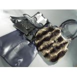 Handbags - a Key West handbag in the form of a fox with original tag, an unused leather handbag,