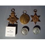 A WWI Defence Medal and 1914 - 1915 Star named to K. 27872 E Bellamey STO. 2 R.