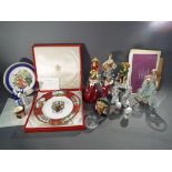 Royal Worcester - a mixed lot of ceramics predominantly figurines to include a Royal Worcester lady